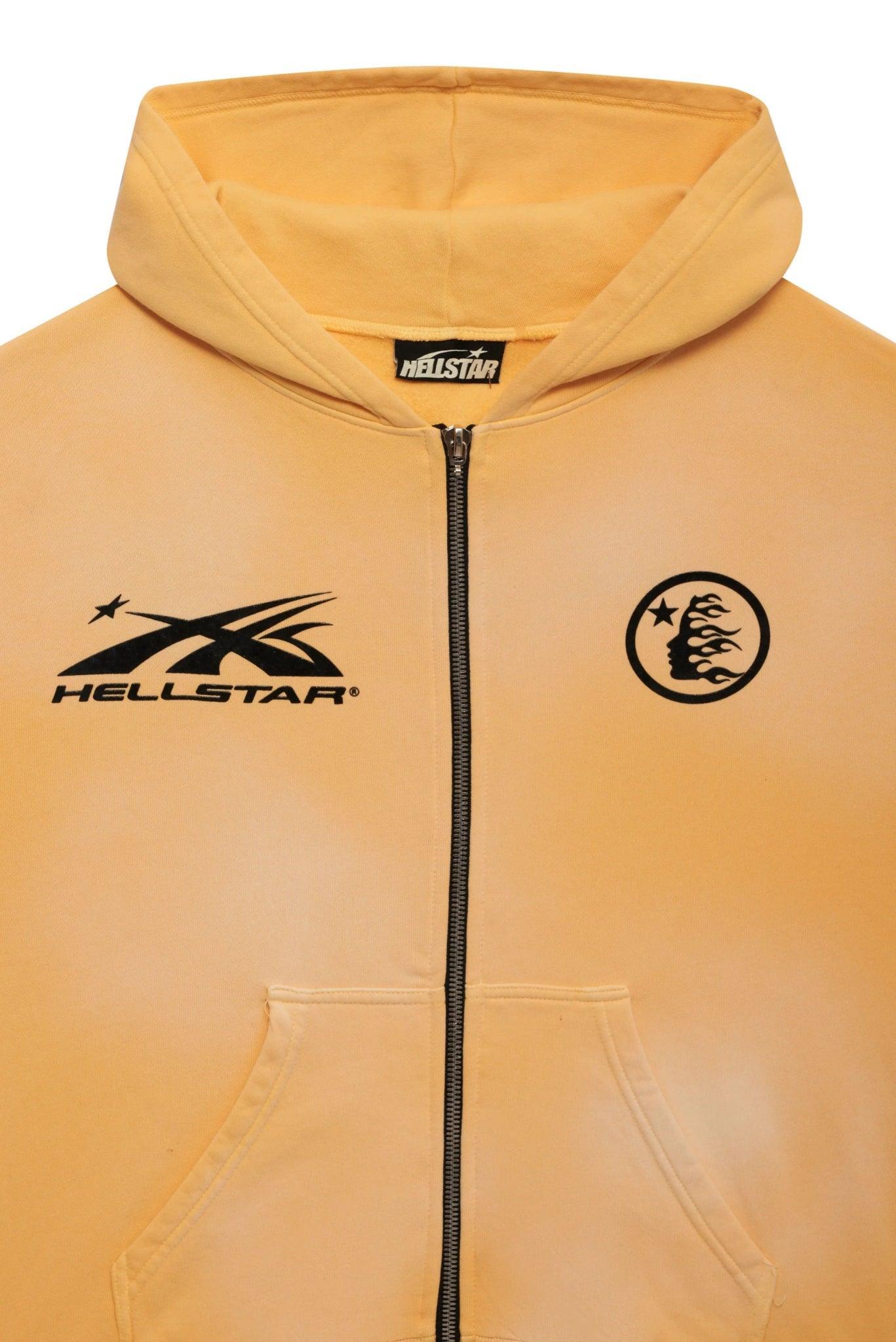 Hellstar Sports Zip-Up Hoodie (Yellow) - Supra Sneakers