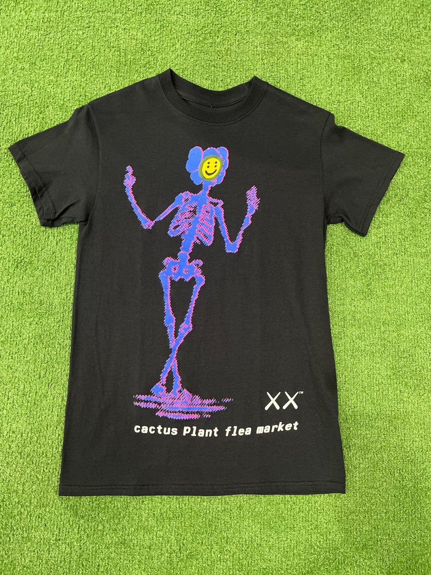 KAWS x Cactus Plant Flea Market T-shirt Black - Supra Sneakers