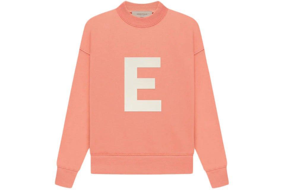 Kids Fear of God Essentials Crewneck Coral - Supra Sneakers