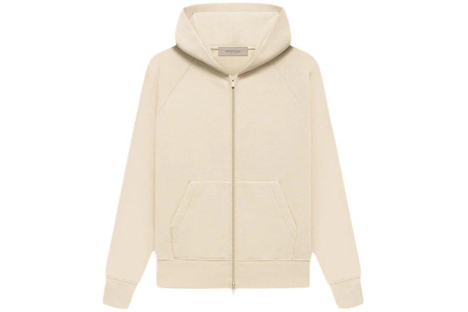 Kids Fear of God Essentials Full-zip Hoodie Egg Shell - Supra Sneakers