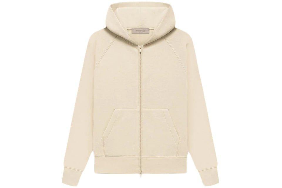 Kids Fear of God Essentials Full-zip Hoodie Egg Shell - Supra Sneakers