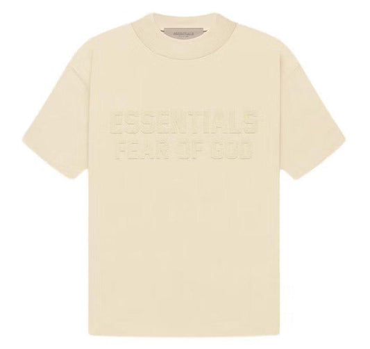 Kids Fear of God Essentials S/S T-shirt Egg Shell - Supra Sneakers