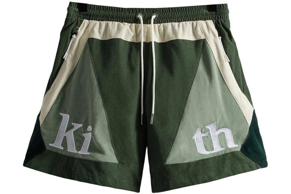 Kith Mixed Micro Cord Turbo Shorts Court - Supra Sneakers