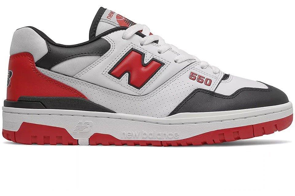 New Balance 550 White Red Black - Supra Sneakers