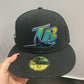 New Era 59 Fifty Tampa Bay Rays 20th Anniversary Patch Icy UV Hat - Black, Light Blue - Supra Sneakers