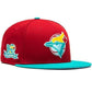 New Era 59FIFTY Captain Planet 2.0 Toronto Blue Jays 10TH Anniversary Patch Hat - Red, Teal - Supra Sneakers