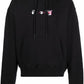 Off-White Acrylic Arrow hoodie black / pink - Supra Sneakers