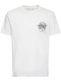 Maglietta Off-White con Logo della Freccia a Mano, Bianco