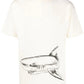 Palm Angels Broken Shark Classic Tee Cream - Supra Sneakers