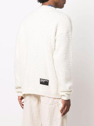 Palm Angels Rockstar knitted jumper white - Supra Sneakers