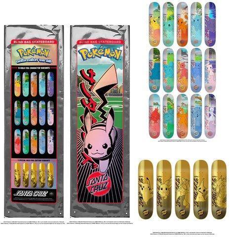 Pokemon Santa Cruz Skateboard Deck Blind Bag - Supra Sneakers