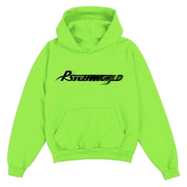 Psychworld Motion Logo Hoodie Lime Green - Supra Sneakers