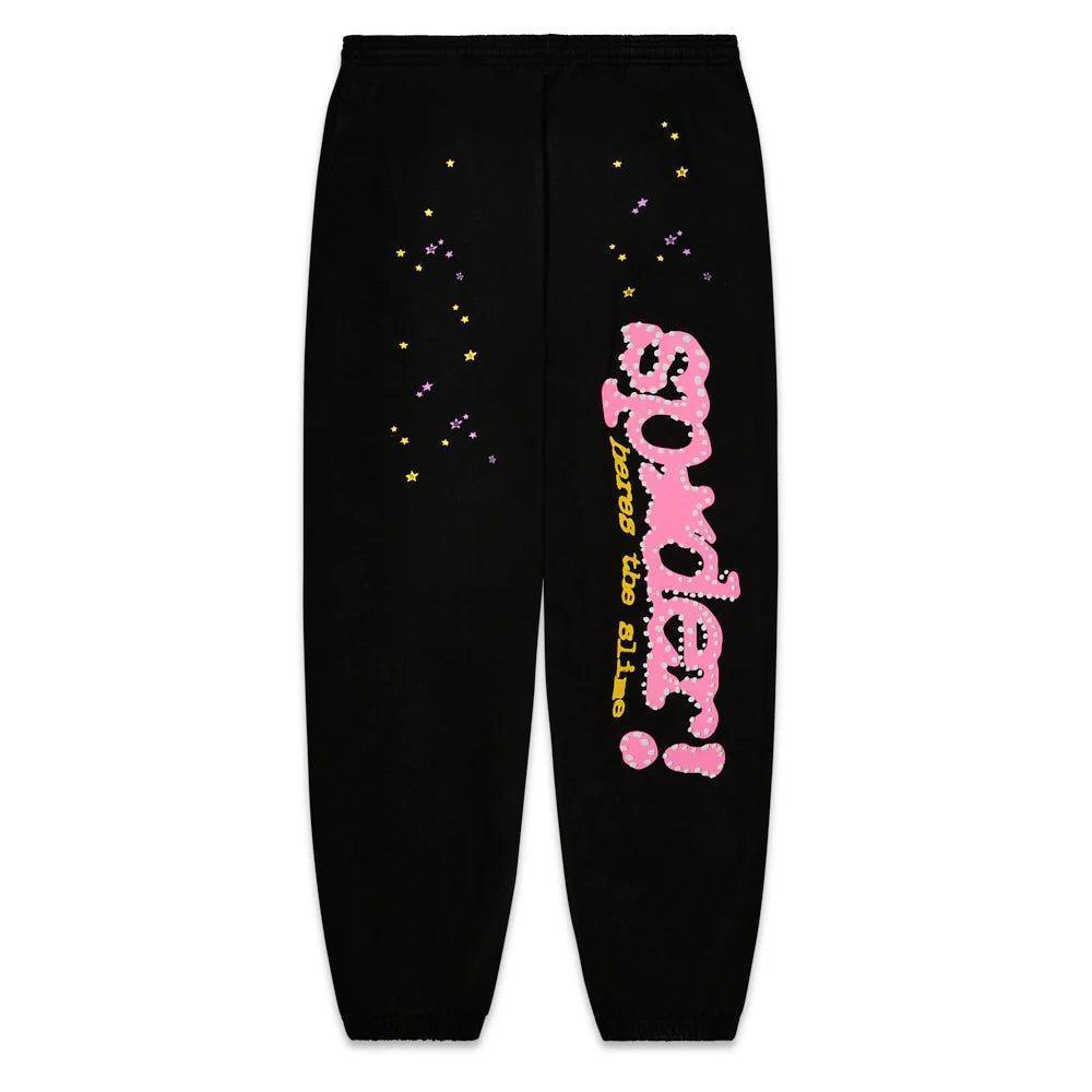 Sp5der Black P*nk V2 Sweatpants - Supra Sneakers