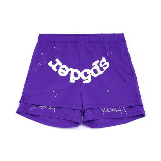 Sp5der Grape Logo Shorts - Supra Sneakers