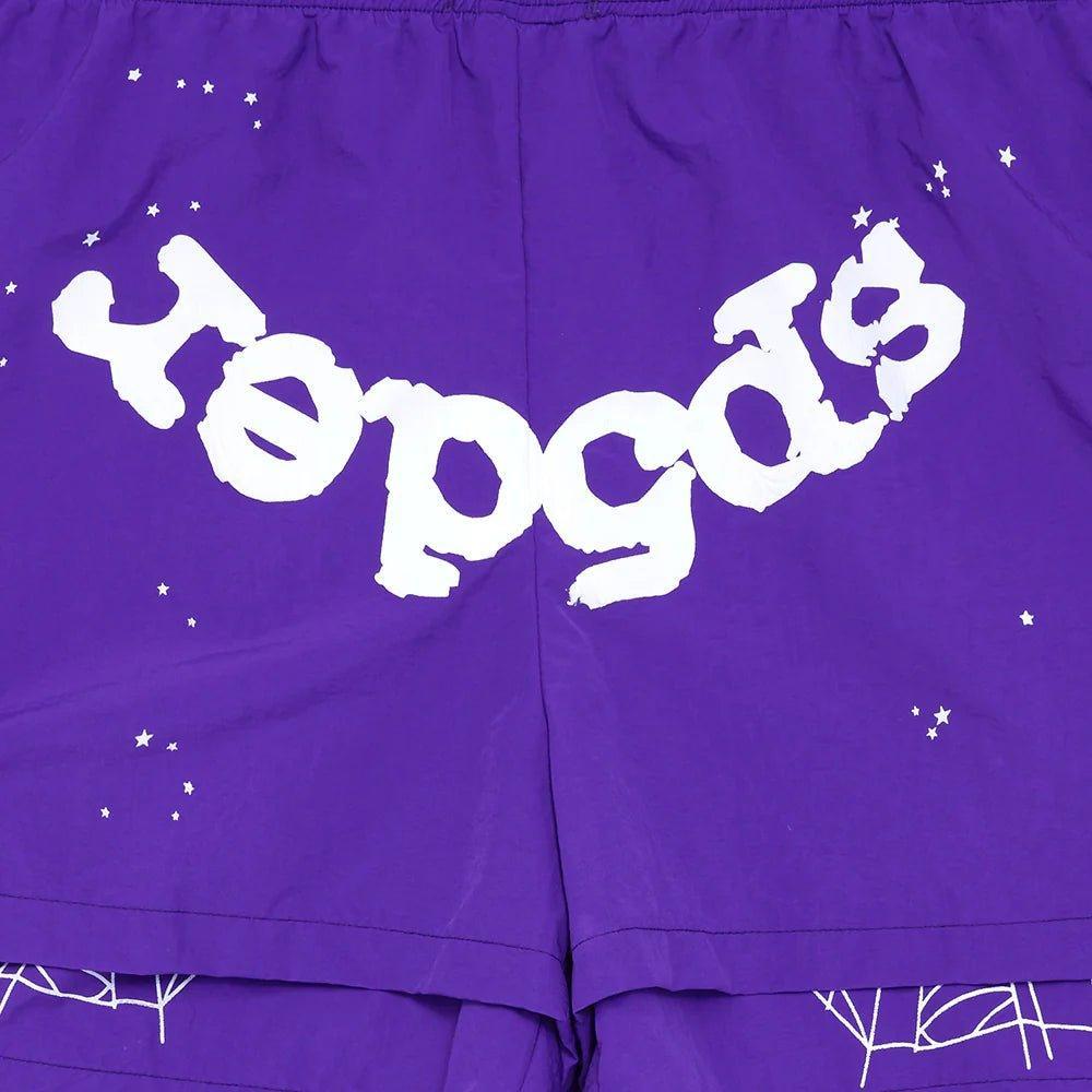 Sp5der Grape Logo Shorts - Supra Sneakers