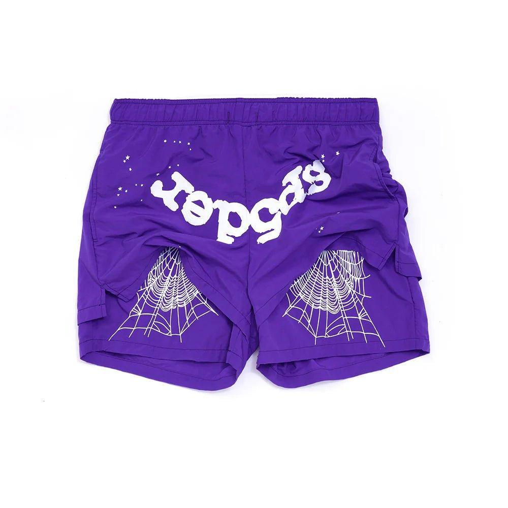 Sp5der Grape Logo Shorts - Supra Sneakers