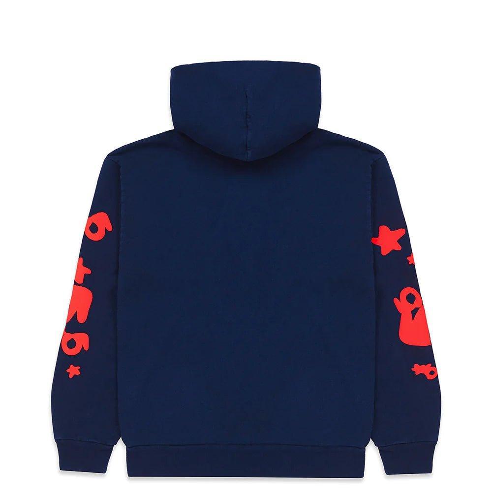 Sp5der Navy & Red Beluga Hoodie - Supra Sneakers