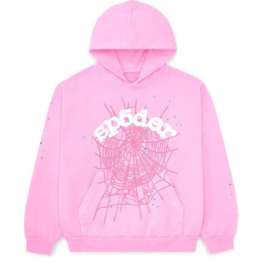 Sp5der OG Web Pink Hoodie - Supra Sneakers