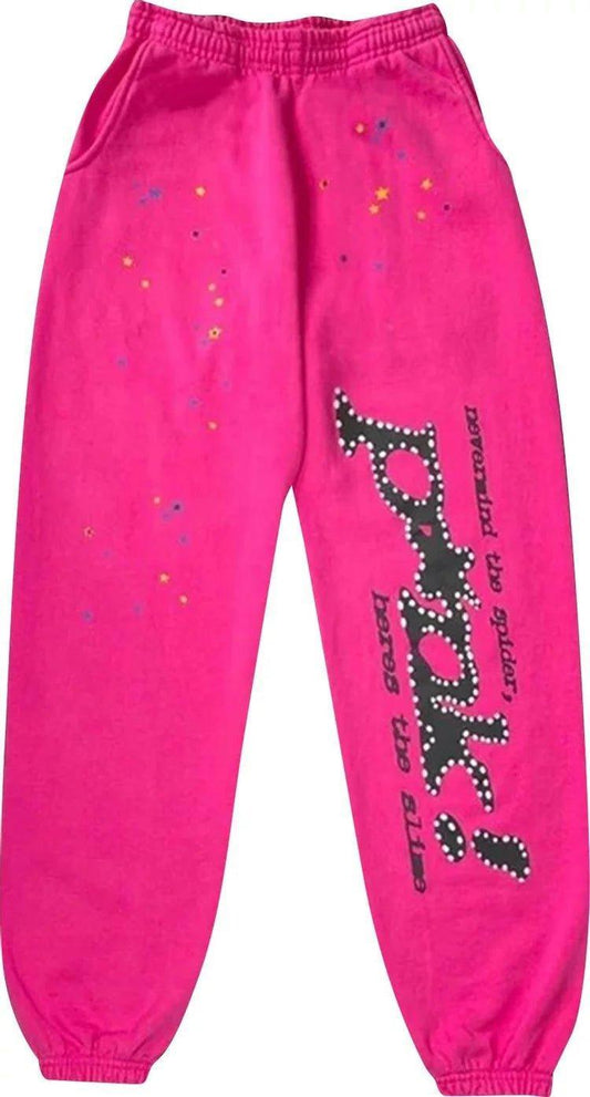 Sp5der P*NK Sweatpants Pink - Supra Sneakers