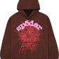 Sp5der Web Hoodie Brown - Supra Sneakers