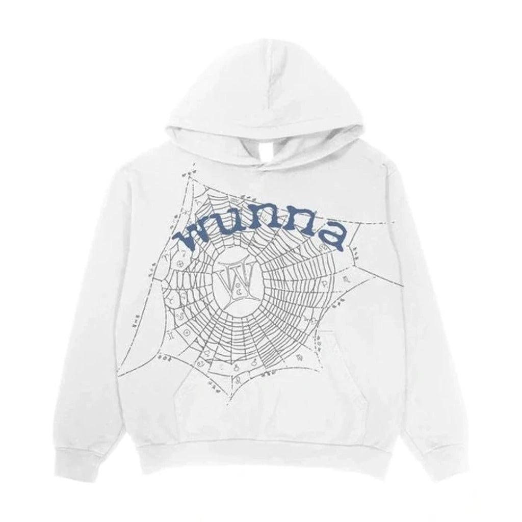 Sp5der Wunna Hoodie White - Supra Sneakers