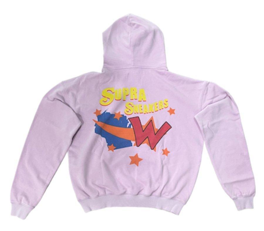 Supra Sneakers State Pride Hoodie Washed Lilac - Supra Sneakers