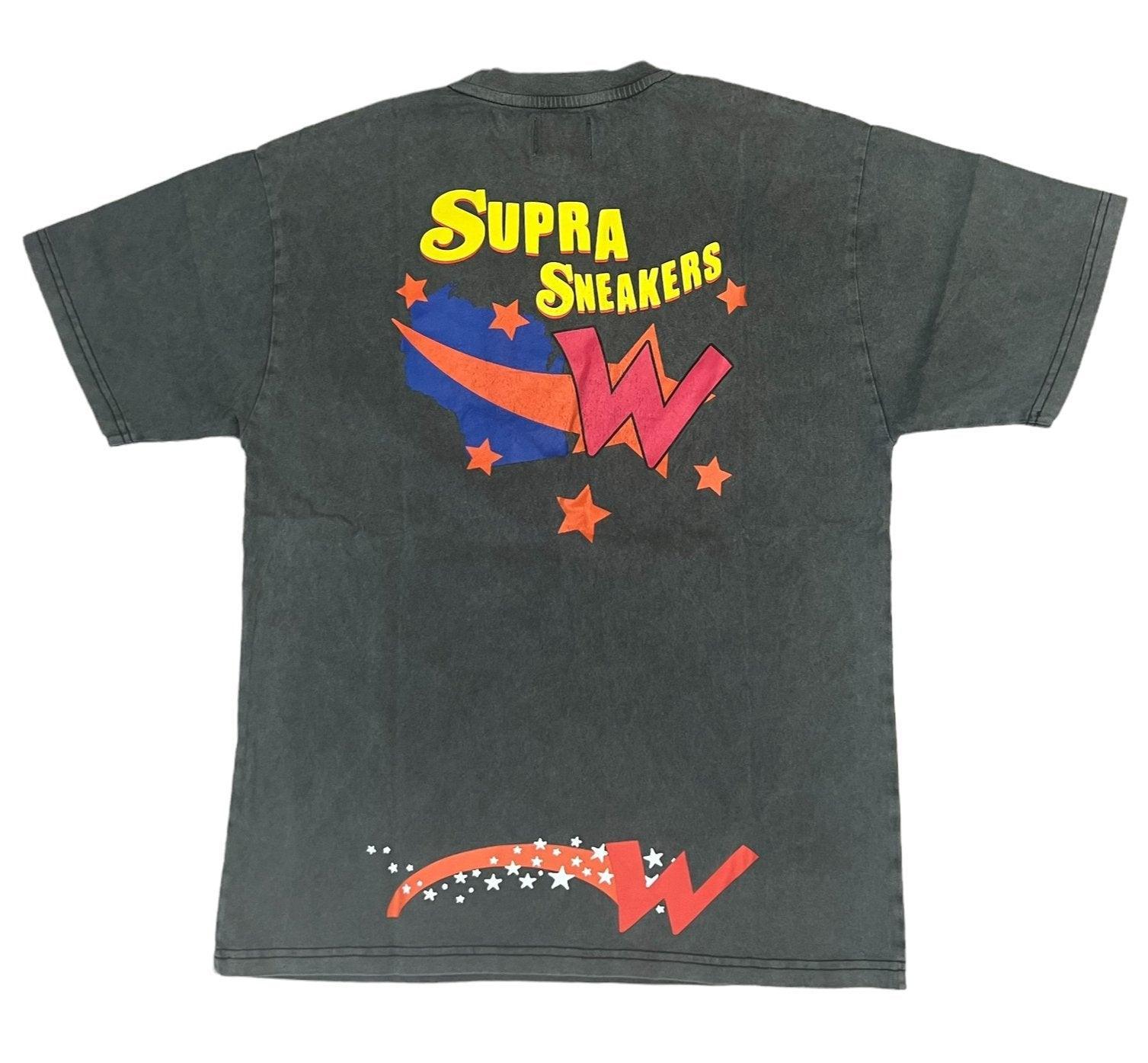 Supra Sneakers State Pride Tee Charcoal Grey - Supra Sneakers