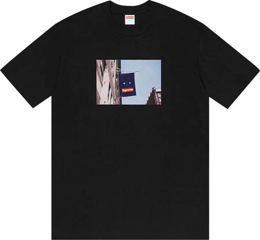 Supreme Banner Tee Black - Supra Sneakers