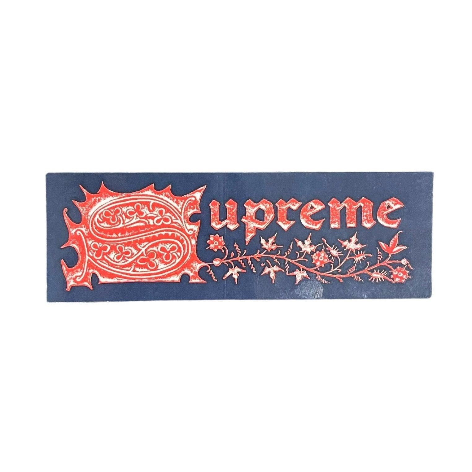 Supreme Big S Script Sticker - Supra Sneakers