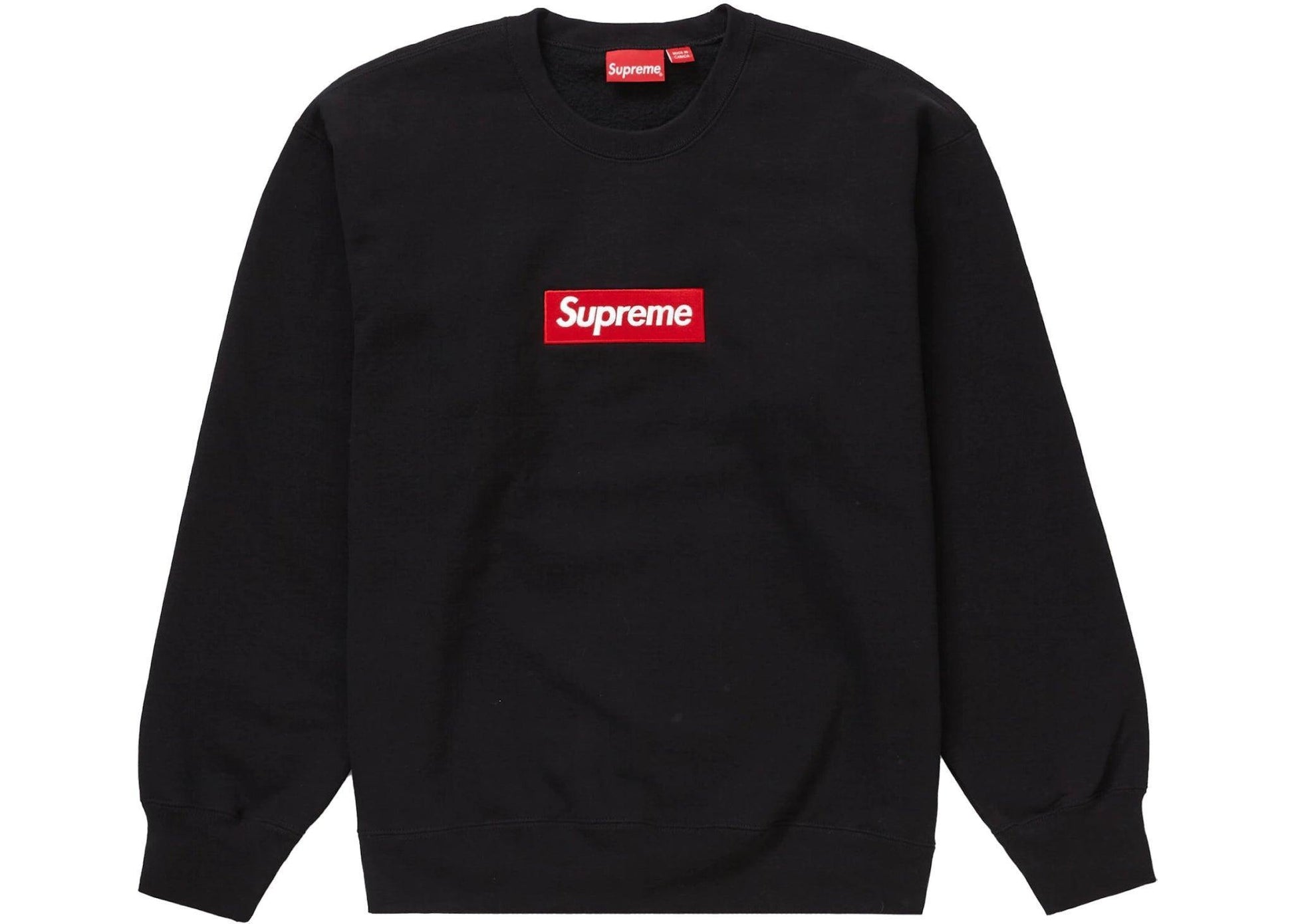 Supreme Box Logo Crewneck (FW22) Black - Supra Sneakers