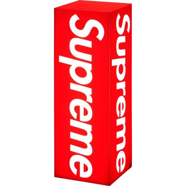 Supreme Box Logo Lamp Red - Supra Sneakers