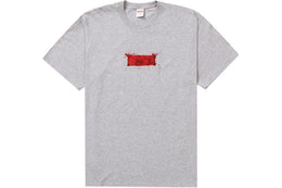 Supreme Ralph Steadman T-shirt con Logo Box Grigio Melange