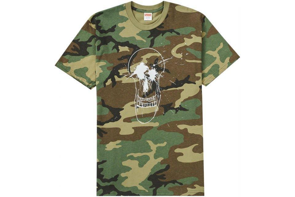 Supreme Ralph Steadman Skull Tee Woodland Camo - Supra Sneakers