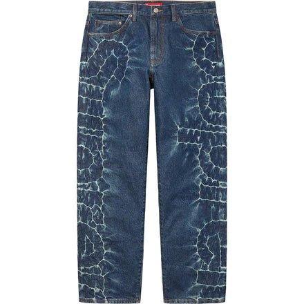 Supreme Shibori Loose Fit Jean Rigid Indigo - Supra Sneakers