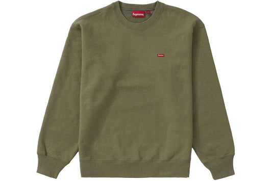 Supreme Small Box Crewneck (FW22) Light Olive - Supra Sneakers