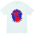 Supreme T-shirt con stampa Fumo Azzurro Pallido