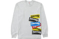 Supreme Thrasher Multi Logo T-shirt a maniche lunghe Grigio Cenere