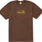 Supreme Warning Tee Brown - Supra Sneakers