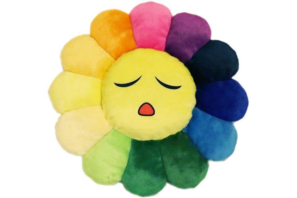 Takashi Murakami Flower Emoji Plush 5 60CM Rainbow / Yellow - Supra Sneakers