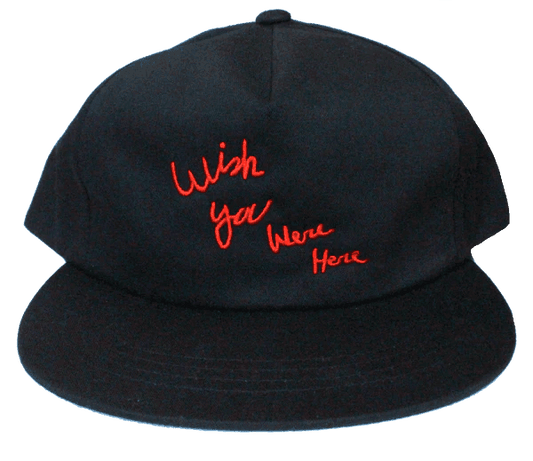 Travis Scott Astroworld Tour Wish You Were Here Hat Black - Supra Sneakers