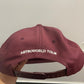 Travis Scott Astroworld Tour Wish You Were Here Hat Maroon - Supra Sneakers