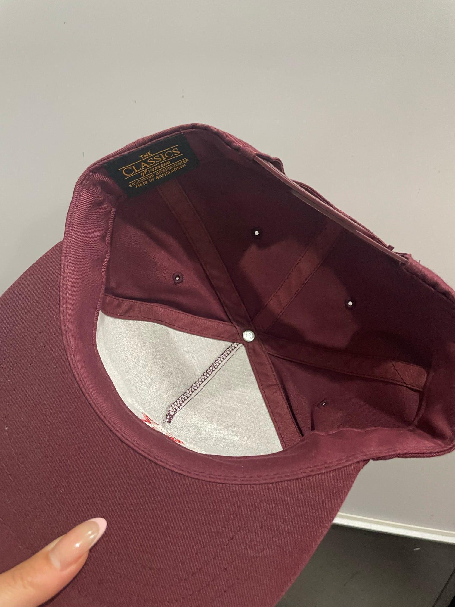 Travis Scott Astroworld Tour Wish You Were Here Hat Maroon - Supra Sneakers