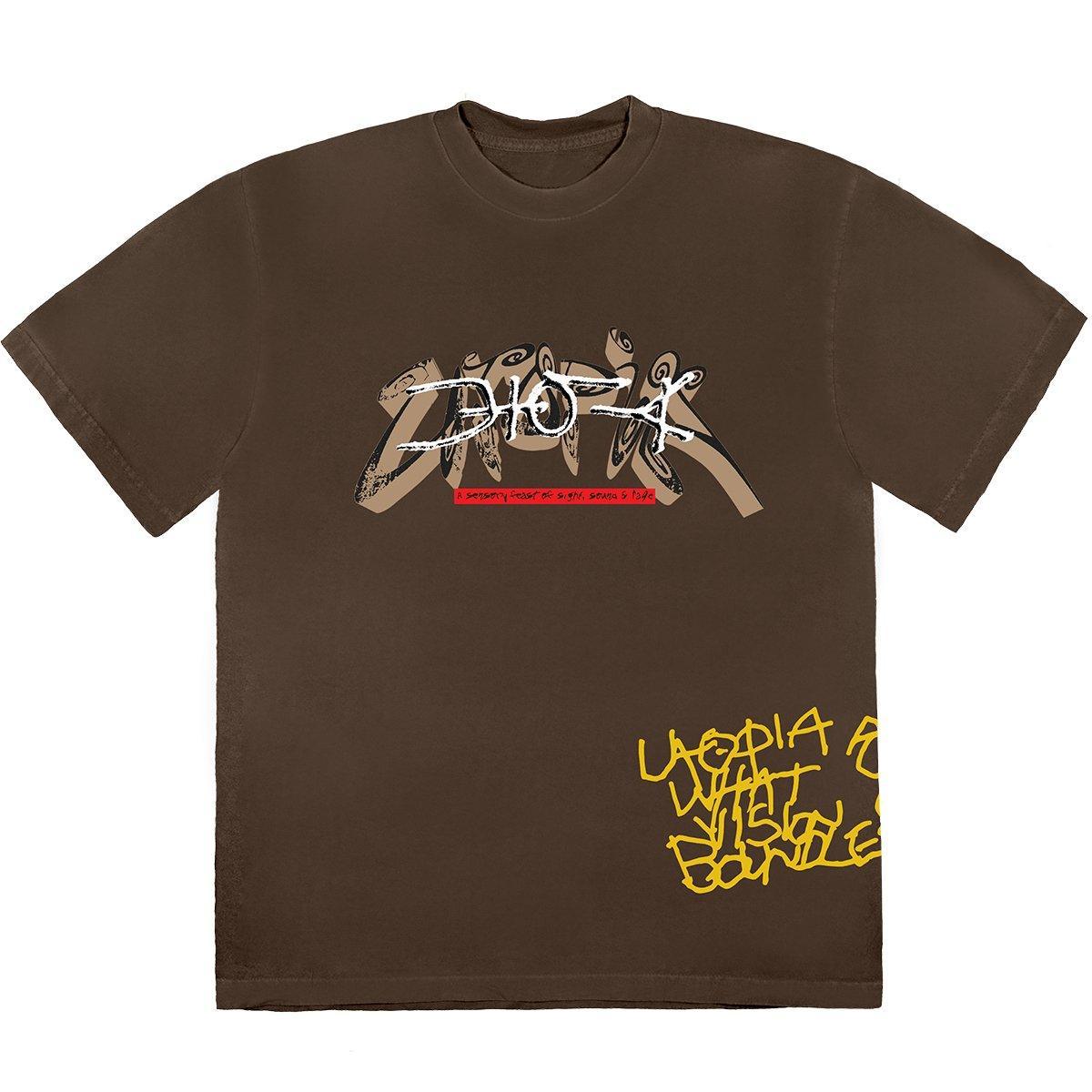 Travis Scott Cactus Jack Utopia Tee I Brown - Supra Sneakers