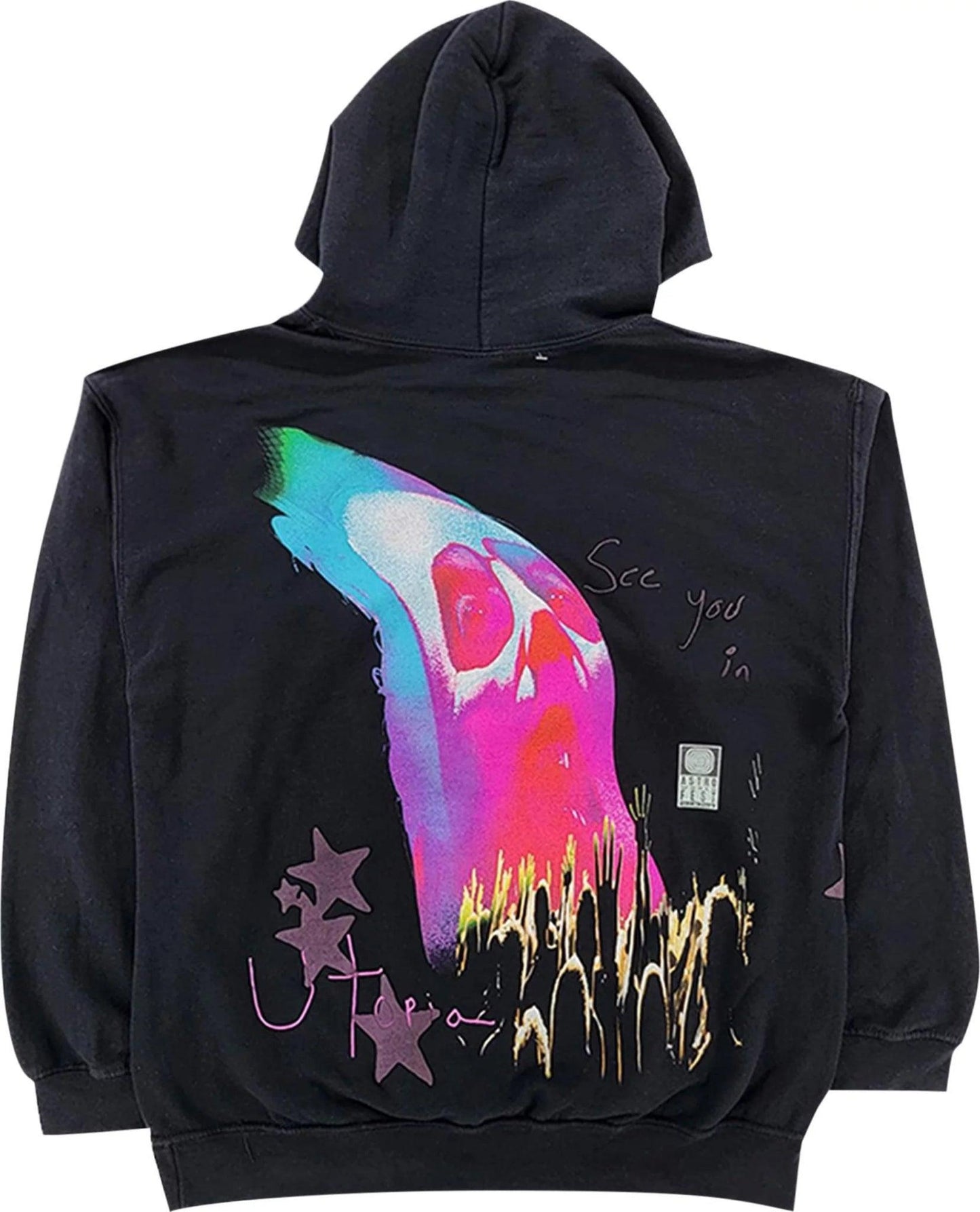 Travis Scott Face Melt Hoodie - Supra Sneakers