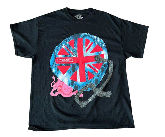 Travis Scott O2 Union jack T-shirt Black - Supra Sneakers