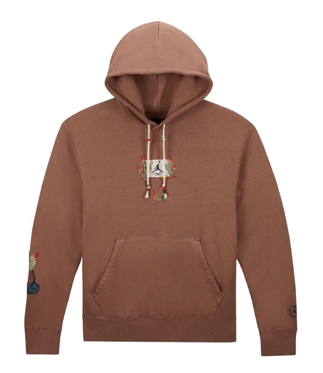 Travis Scott x Jordan Flight Graphic Hoodie Archaeo Brown - Supra Sneakers