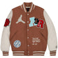 Travis Scott x Jordan Varsity Jacket Antique Brown - Supra Sneakers