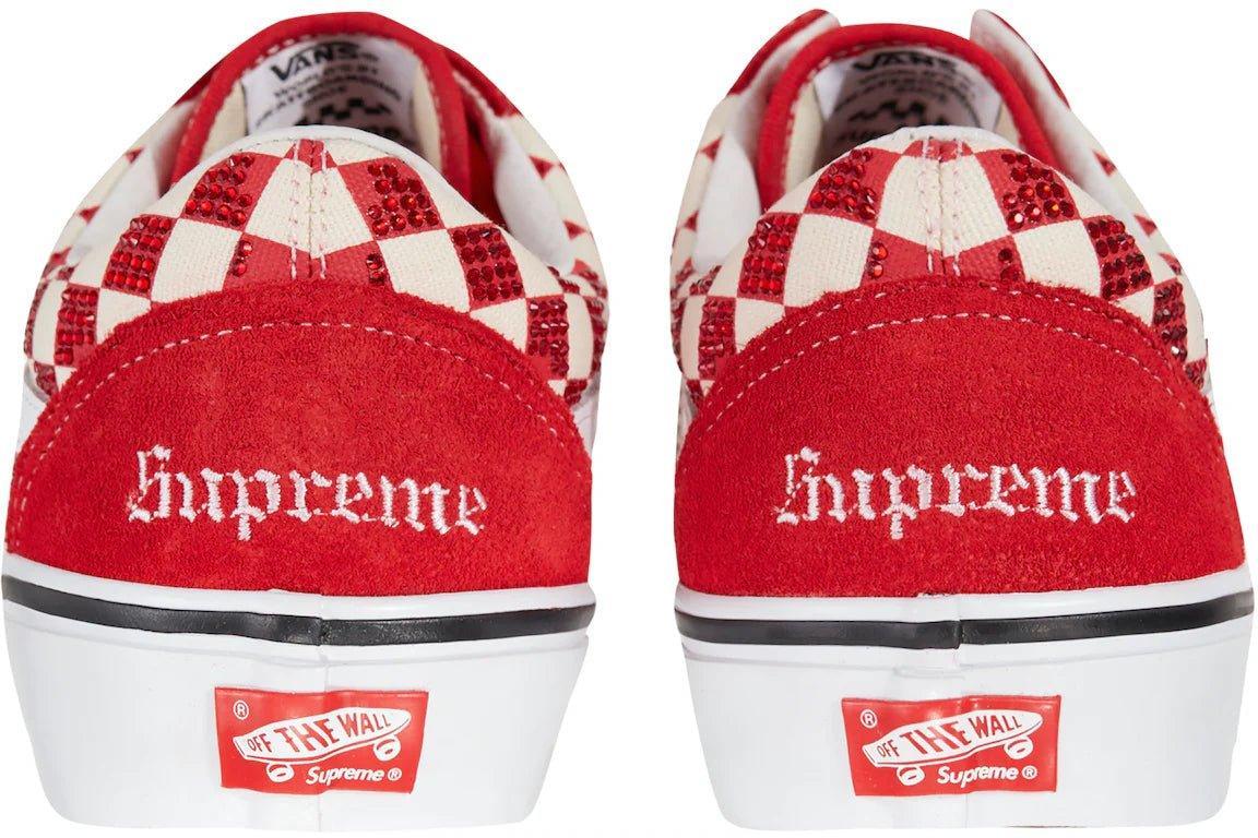 Vans Old Skool Supreme Swarovski Red - Supra Sneakers