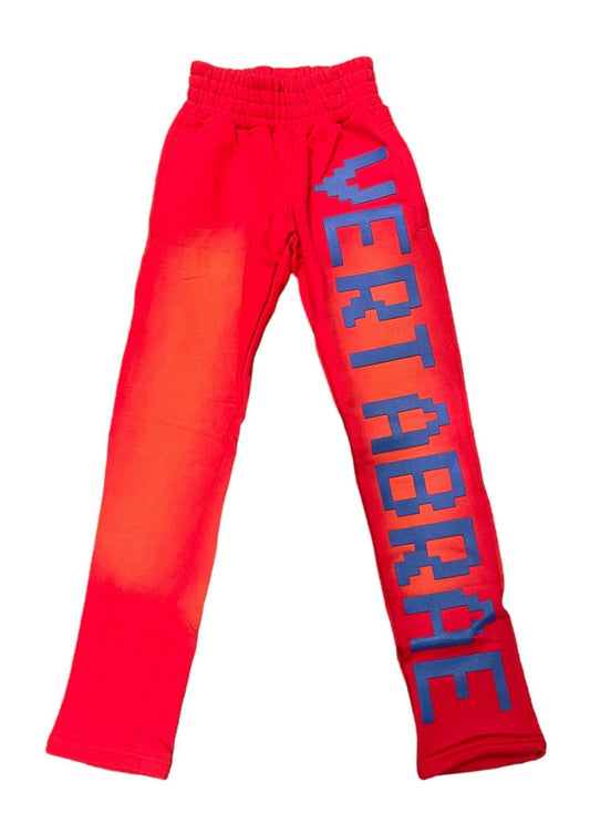 Vertabrae C-2 Sweat Pants Washed (Red & Blue) - Supra Sneakers