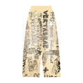 Vertabrae VERT Pantaloni di felpa Graffiti Avorio